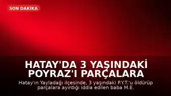 Hatay'da 3 Yaşındaki Poyraz'ı Parçalara Ayırdığı İddia Edilen Baba Tutuklandı