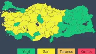 İçişleri Bakanlığı'ndan 14 Mayıs'ta Kuvvetli Yağış Uyarısı
