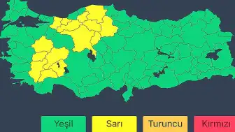 İçişleri Bakanlığı'ndan 28 Mayıs İçin Kuvvetli Yağış Uyarısı