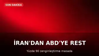 İran'dan ABD'ye Nükleer Tehdit: Yüzde 90 Zenginleştirme Kapıda