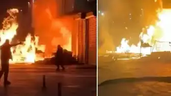 İstanbul'da İş Yerinde Yangın: Çok Sayıda Dükkan Hasar Gördü