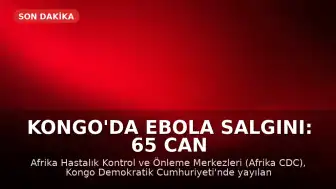 Kongo'da Ebola Salgını: 65 Can Kaybı Bildirildi
