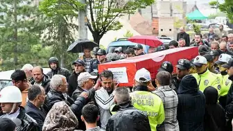Konya'da Görevli Polis Memuru H.A. Son Yolculuğuna Uğurlandı