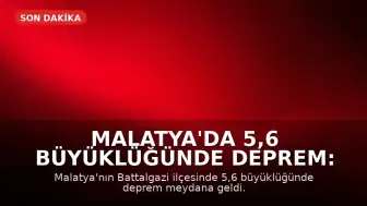 Malatya'da 5,6 Büyüklüğünde Deprem: İlk Belirlemelere Göre Yıkım ve Can Kaybı Yok