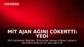 MİT Ajan Ağını Çökertti: Yedi Tutuklama