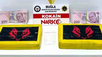 Muğla'da 2 Kilo Kokain ve Suçtan Elde Edildiği Değerlendirilen Para Ele Geçirildi