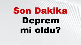 Muğla'da Deprem: Datça'da 3.6 Şiddetinde Sarsıntı