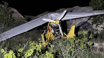 Nevşehir'de Motor Arızası Yapan Microlight Acil İniş Yaptı: 2 Yaralı