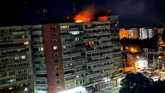 Romanya'da Bir Apartmana Rus İHA'sı İsabet Etti: İki Kişi Yaralandı