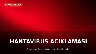 Sağlık Bakanlığı'ndan Hantavirüs Açıklaması: Test Sonuçları Negatif Çıktı