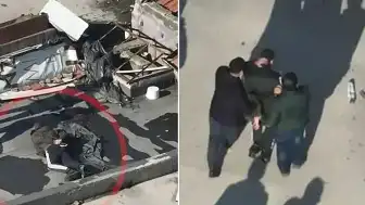Suriye'den Gelen Oğul, Babasını Öldürdükten Sonra Çatıya Çıktı