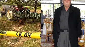 Traktörle Fıstık Bahçesine Giden Çiftçi Hayatını Kaybetti