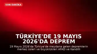 Türkiye'de 19 Mayıs 2026'da Deprem Haberleri: AFAD ve Kandilli Son Durum