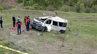 Yozgat'ta Öğrenci Servisi Devrildi: 2 Ölü, 7 Yaralı