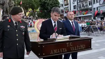 Atatürk'ün Amasya'ya Gelişinin 107. Yıl Dönümü Törenlerle Kutlandı