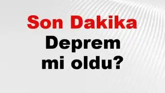 Düzce Gölyaka'da 3.6 Şiddetinde Deprem Meydana Geldi