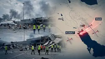 İran İHA'ları Kuveyt Havalimanı'nı Vurdu: Uçuşlar Durduruldu