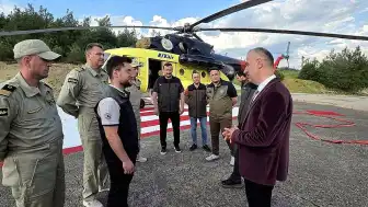 Karabük'te Yangın Söndürme Helikopteri Göreve Başladı