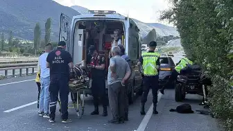 Kastamonu'da Trafik Kazası: ATV Sürücüsü Yaralandı