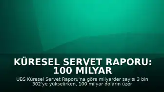 Küresel Servet Raporu: 100 Milyar Doların Üzerinde Servete Sahip Kişi Sayısı Açıklandı