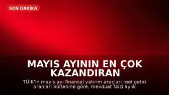 Mayıs Ayının En Çok Kazandıran Yatırım Aracı Mevduat Faizi Oldu