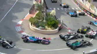 Monaco Grand Prix'sinde Kaza ve Motor Arızaları Sonucu 7 Pilot Yarış Dışı Kaldı