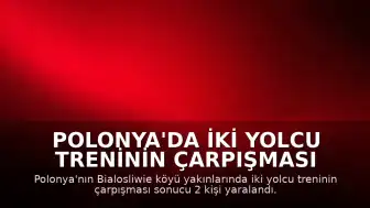 Polonya'da iki yolcu treninin çarpışması sonucu 2 kişi yaralandı
