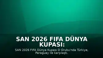 SAN 2026 FIFA Dünya Kupası: Türkiye-Paraguay Karşılaşmasının Kadro Detayları
