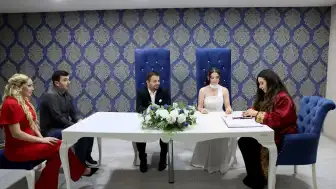 Trakya Bölgesinde Özel Tarih Seçen Çiftler Nikah Masasına Oturdu