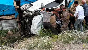 Tuzluca-Iğdır karayolunda trafik kazası: 2 yaralı