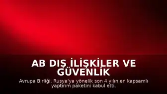 AB Dış İlişkiler ve Güvenlik Politikaları Yüksek Temsilcisi Kaja Kallas: "Son 4 yılın en kapsamlı paketi"