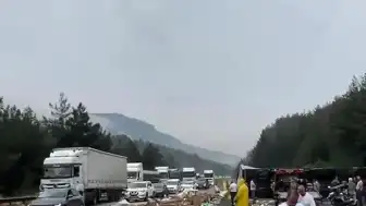 Adana-Pozantı Otoyolu'nda Tır Devrildi: Trafik Akışı Durdu