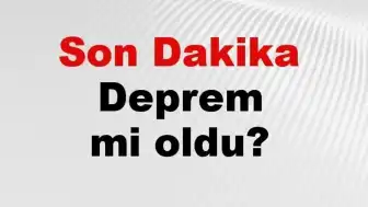 Adana Saimbeyli'de 3.5 Büyüklüğünde Deprem Meydana Geldi