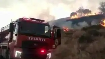 Adıyaman Kahta'da Anız Yangını: Alevler Yerleşim Yerlerine Yaklaştı
