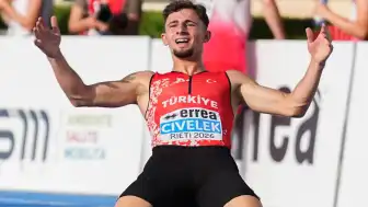 Avrupa 18 Yaş Altı Atletizm Şampiyonası'nda Yunus Emre Civelek'ten Türkiye Rekoru ve Altın Madalya