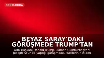 Beyaz Saray'daki Görüşmede Trump'tan Husilere Kızıldeniz Uyarısı: "İcabına Bakarız"
