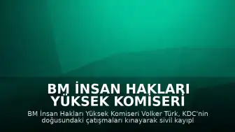 BM İnsan Hakları Yüksek Komiseri Volker Türk'ten KDC'deki Çatışmalar İçin "Gerilimi Azaltma" Çağrısı