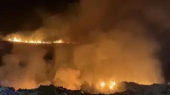 Bodrum Ortakent'te Maki ve Otluk Yangını: Müdahale Devam Ediyor