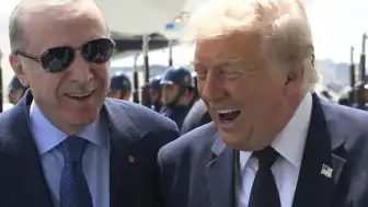 Cumhurbaşkanı Erdoğan, ABD Başkanı Trump'ı Ankara'da Karşıladı