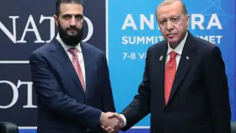 Cumhurbaşkanı Erdoğan, Suriye Cumhurbaşkanı Şara ile bir araya geldi