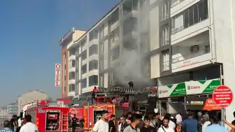 Elazığ Kovancılar'da İş Yerinde Yangın Paneli