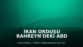 İran Ordusu Bahreyn'deki ABD Üssüne İHA Saldırısı Düzenlediğini Duyurdu