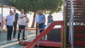 İzmir Büyükşehir Belediye Başkanı Dr. Cemil Tugay İnciraltı Kent Ormanı'ndaki Çalışmaları İnceledi