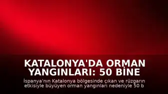 Katalonya'da Orman Yangınları: 50 Bine Yakın Kişi Tahliye Edildi