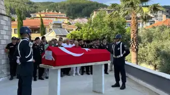 Menteşe'de Vefat Eden Gazi Celalettin Emre Askeri Törenle Defnedildi