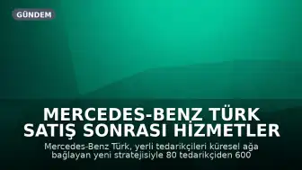 Mercedes-Benz Türk Satış Sonrası Hizmetler Direktörü Tolga Bilgisu: "Hedef, 80 yerli tedarikçiden 600 farklı ürünün sevkiyatı"