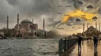 Meteoroloji'den 5 İl İçin Sarı Kodlu Uyarı: İstanbul ve Trakya'da Sağanak Bekleniyor
