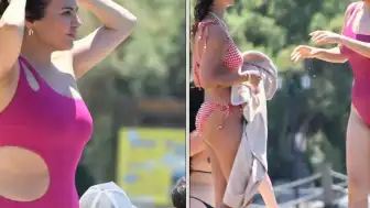 Şarkıcı Göksel'in Bodrum Yalıkavak'taki Tatili Görüntülendi