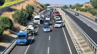 Tekirdağ-İstanbul Kara Yolunda 7 Aracın Karıştığı Zincirleme Kaza: 1 Yaralı