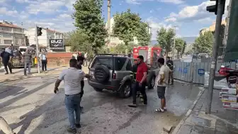 Tosya'da Seyir Halindeki Cipde Yangın Çıktı: Sürücü Canını Zor Kurtardı